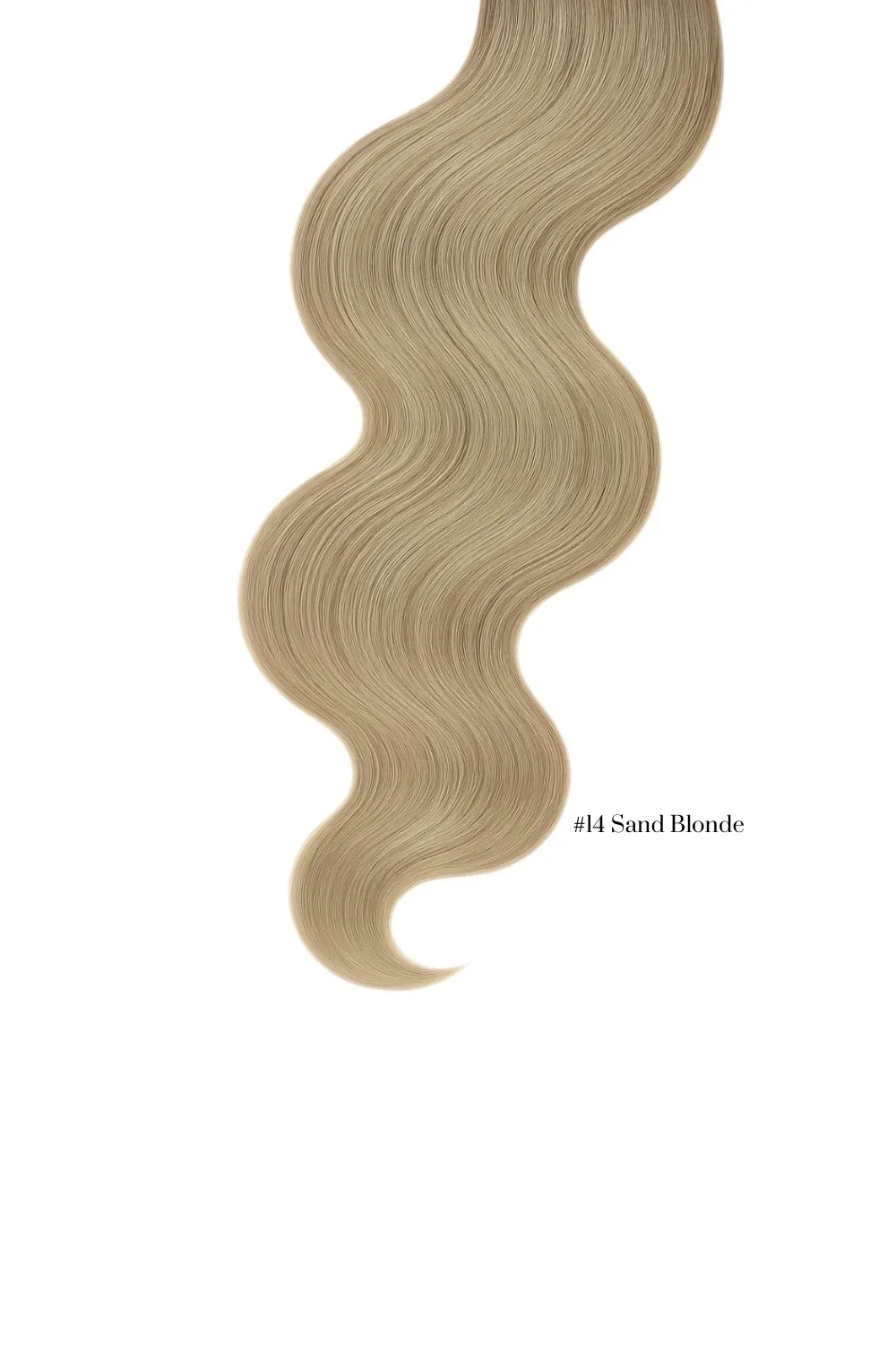 #14 PEŠČENO BLOND - Keratinski lasni podaljški 1g -  25 kom - Super Lengths